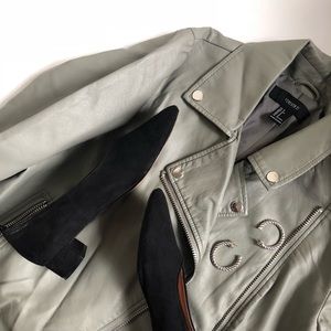Gray Moto Jacket